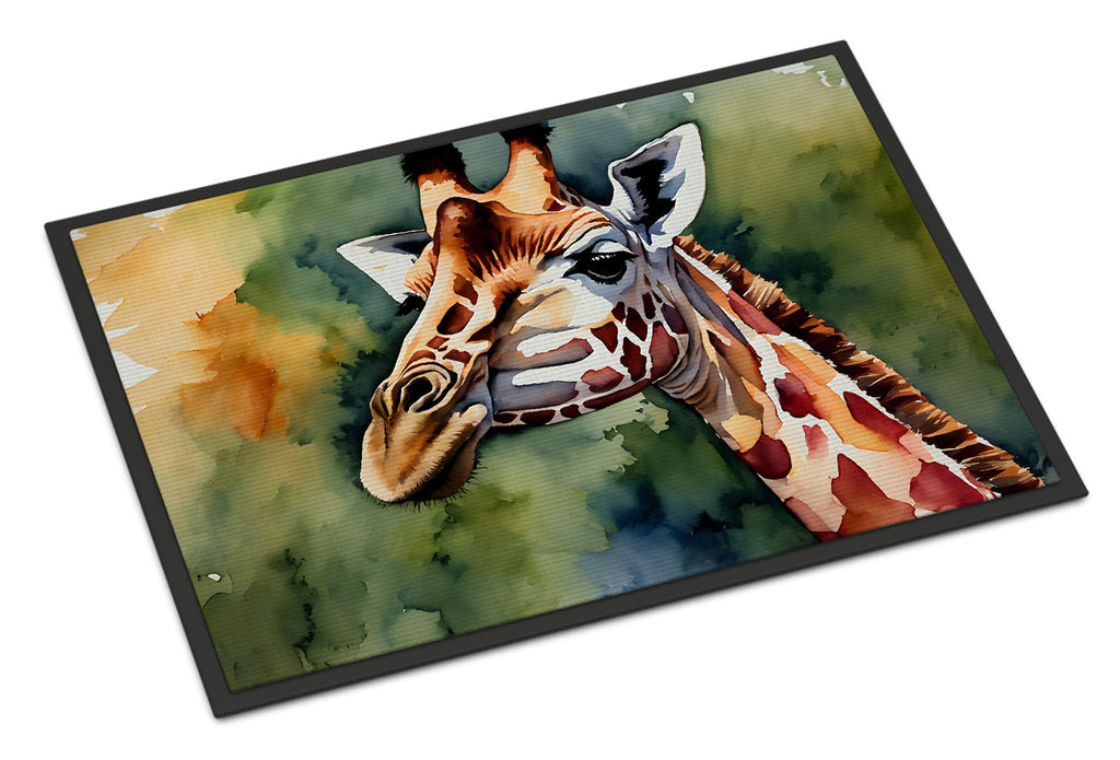 Giraffe Doormat Indoor Outdoor 24H X 36W Front Door Mat Rugs for Entryway, Non Slip Washable Low Pile,