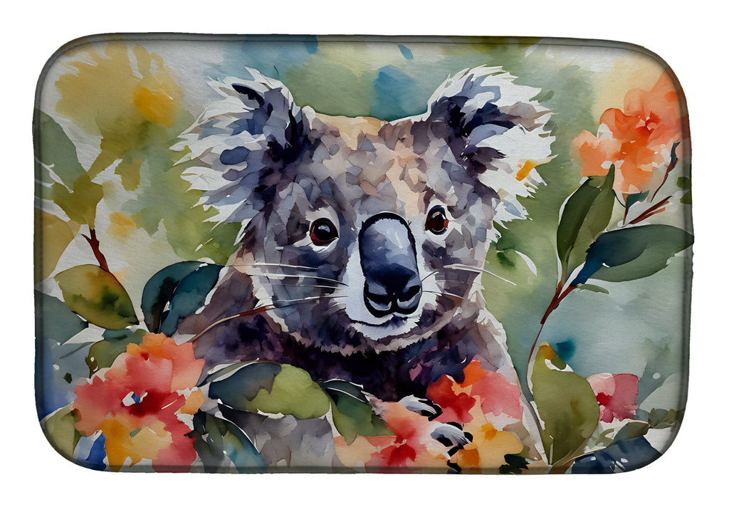 Koala Dish Drying Mat Absorbent Dish Drying Mat Pad for Kitchen Counter Dish Drainer Mat for Countertop, 14 x 21", Multicolor