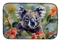 Koala Dish Drying Mat Absorbent Dish Drying Mat Pad for Kitchen Counter Dish Drainer Mat for Countertop, 14 x 21", Multicolor