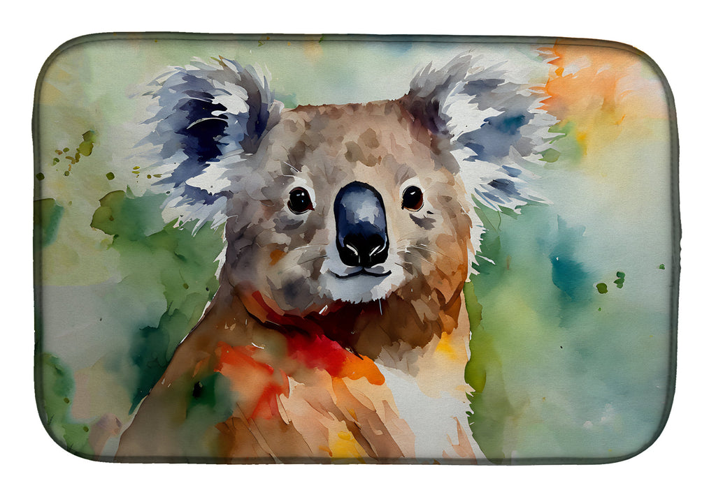 Koala Dish Drying Mat Absorbent Dish Drying Mat Pad for Kitchen Counter Dish Drainer Mat for Countertop, 14 x 21", Multicolor