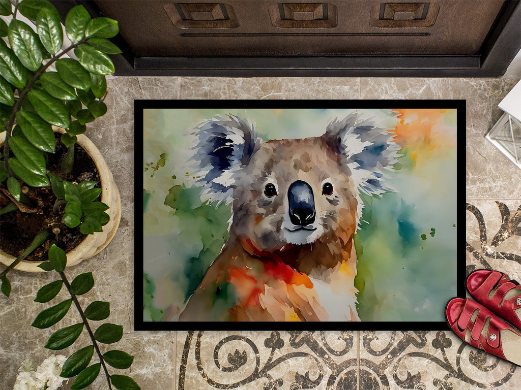 Koala Doormat Indoor Outdoor 18H X 27W Front Door Mat Rugs for Entryway, Non Slip Washable