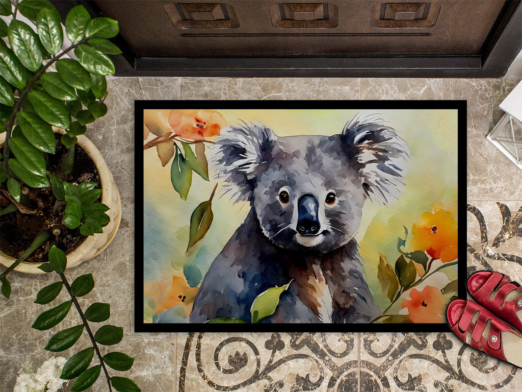 Koala Doormat Indoor Outdoor 18H X 27W Front Door Mat Rugs for Entryway, Non Slip Washable