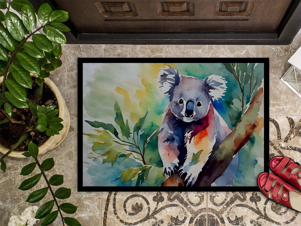 Koala Doormat Indoor Outdoor 18H X 27W Front Door Mat Rugs for Entryway, Non Slip Washable