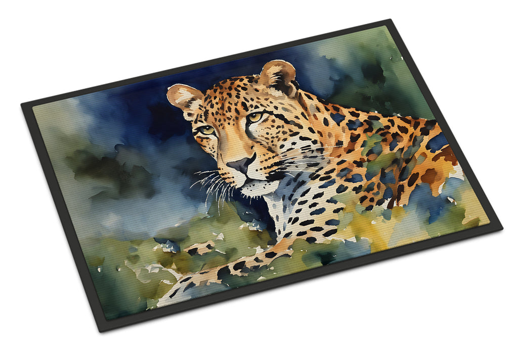Leopard Doormat Indoor Outdoor 18H X 27W Front Door Mat Rugs for Entryway, Non Slip Washable