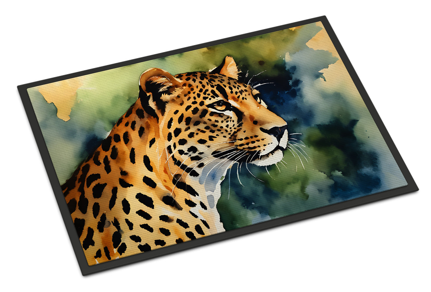 Leopard Doormat Indoor Outdoor 18H X 27W Front Door Mat Rugs for Entryway, Non Slip Washable