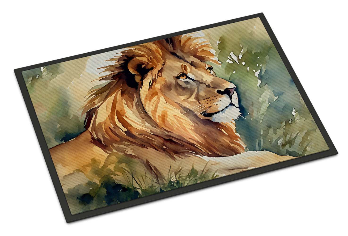Lion Doormat Indoor Outdoor 18H X 27W Front Door Mat Rugs for Entryway, Non Slip Washable