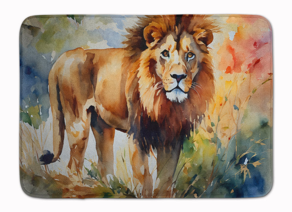 Lion Memory Foam Kitchen Mat Machine Washable Anti-Fatigue Cushion Comfort Bath or Kitchen Rug