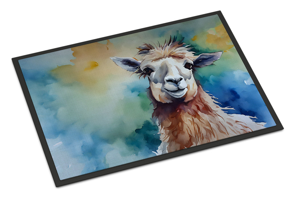 Llama Doormat Indoor Outdoor 18H X 27W Front Door Mat Rugs for Entryway, Non Slip Washable