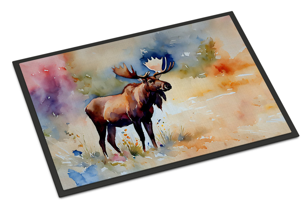 Moose Doormat Indoor Outdoor 18H X 27W Front Door Mat Rugs for Entryway, Non Slip Washable