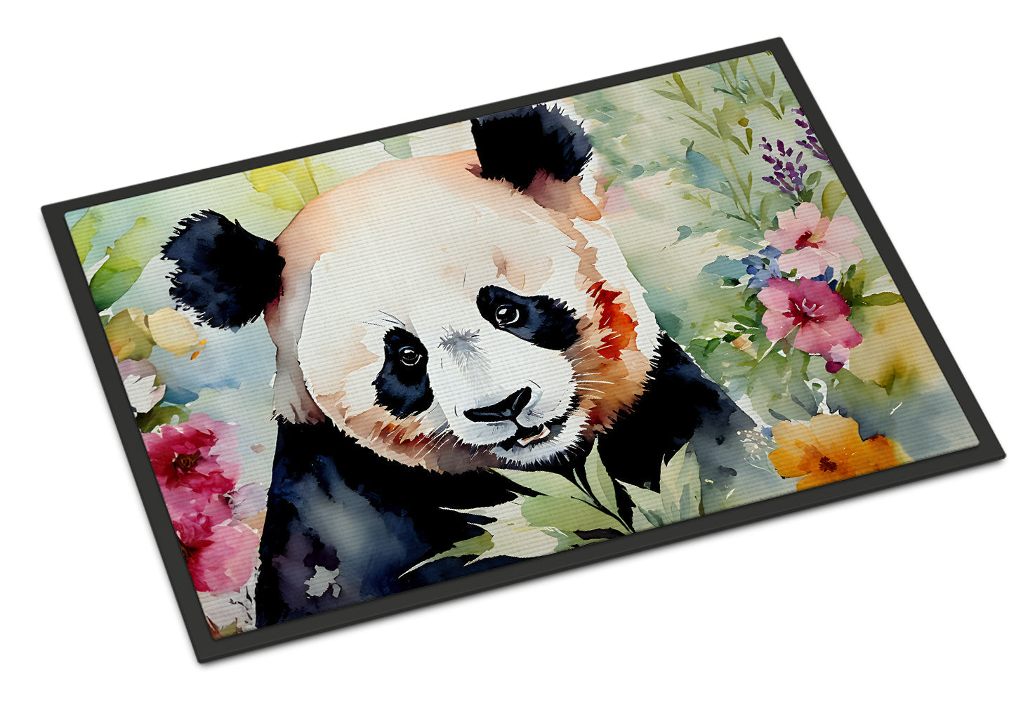 Panda Doormat Indoor Outdoor 18H X 27W Front Door Mat Rugs for Entryway, Non Slip Washable