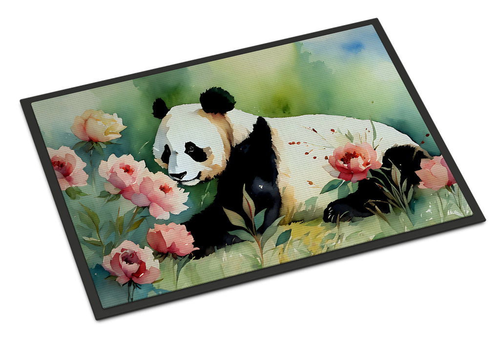 Panda Doormat Indoor Outdoor 18H X 27W Front Door Mat Rugs for Entryway, Non Slip Washable