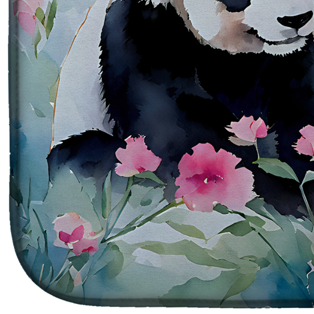 Panda Dish Drying Mat Absorbent Dish Drying Mat Pad for Kitchen Counter Dish Drainer Mat for Countertop, 14 x 21", Multicolor