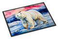 Polar Bear Doormat Indoor Outdoor 24H X 36W Front Door Mat Rugs for Entryway, Non Slip Washable Low Pile,