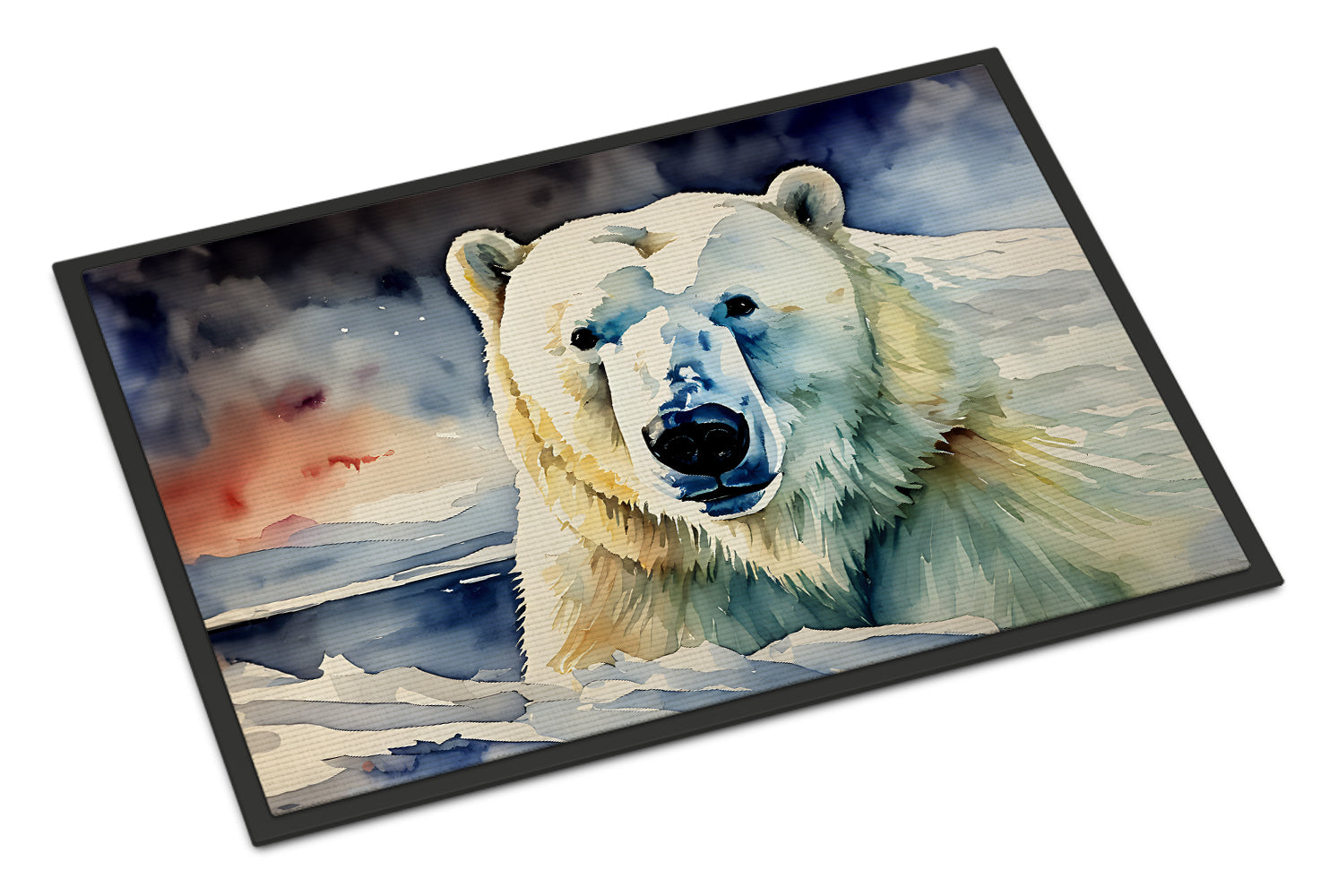 Polar Bear Doormat Indoor Outdoor 18H X 27W Front Door Mat Rugs for Entryway, Non Slip Washable