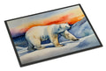 Polar Bear Doormat Indoor Outdoor 18H X 27W Front Door Mat Rugs for Entryway, Non Slip Washable