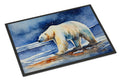 Polar Bear Doormat Indoor Outdoor 18H X 27W Front Door Mat Rugs for Entryway, Non Slip Washable