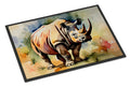 Rhinoceros Doormat Indoor Outdoor 24H X 36W Front Door Mat Rugs for Entryway, Non Slip Washable Low Pile,