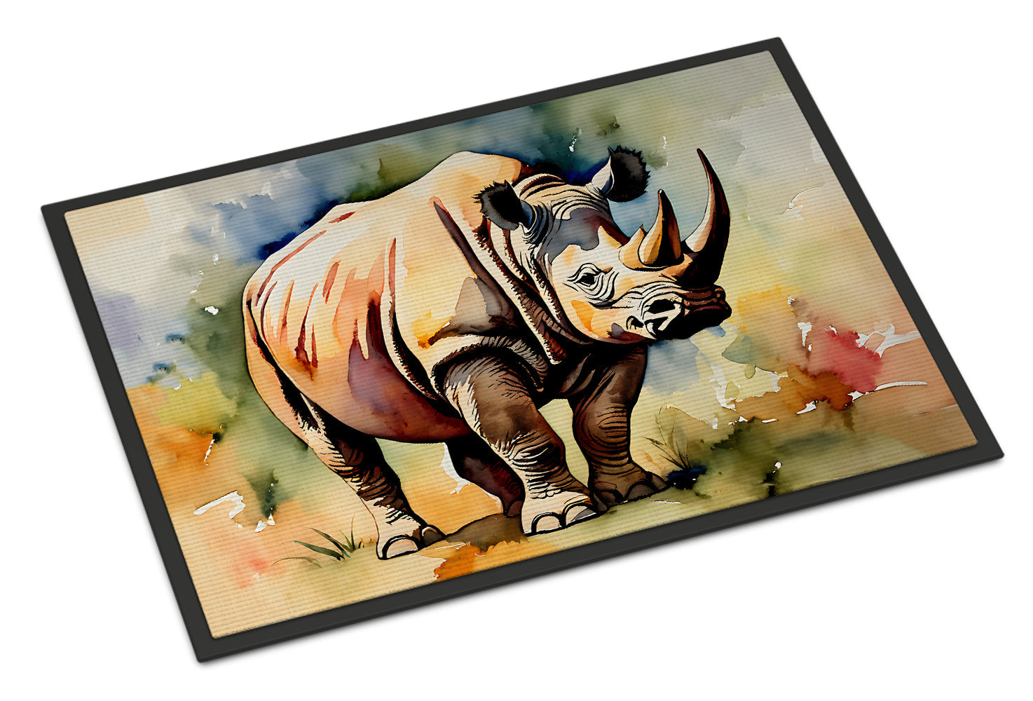 Rhinoceros Doormat Indoor Outdoor 18H X 27W Front Door Mat Rugs for Entryway, Non Slip Washable