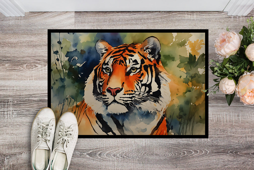 Tiger Doormat Indoor Outdoor 24H X 36W Front Door Mat Rugs for Entryway, Non Slip Washable Low Pile,
