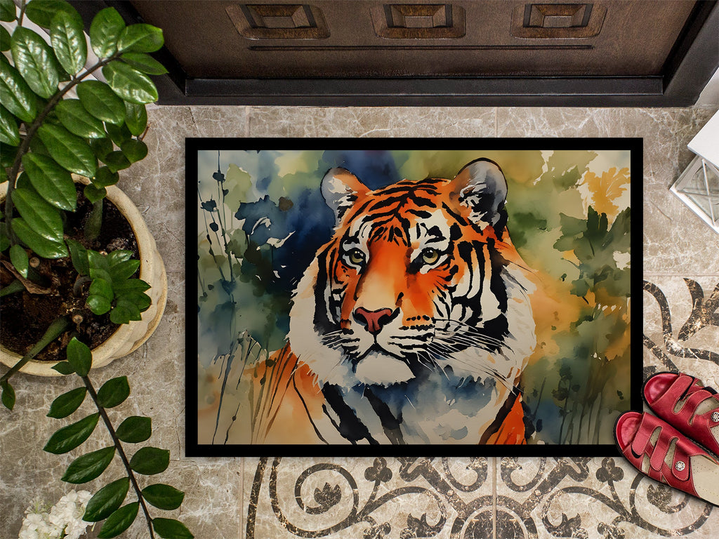 Tiger Doormat Indoor Outdoor 18H X 27W Front Door Mat Rugs for Entryway, Non Slip Washable
