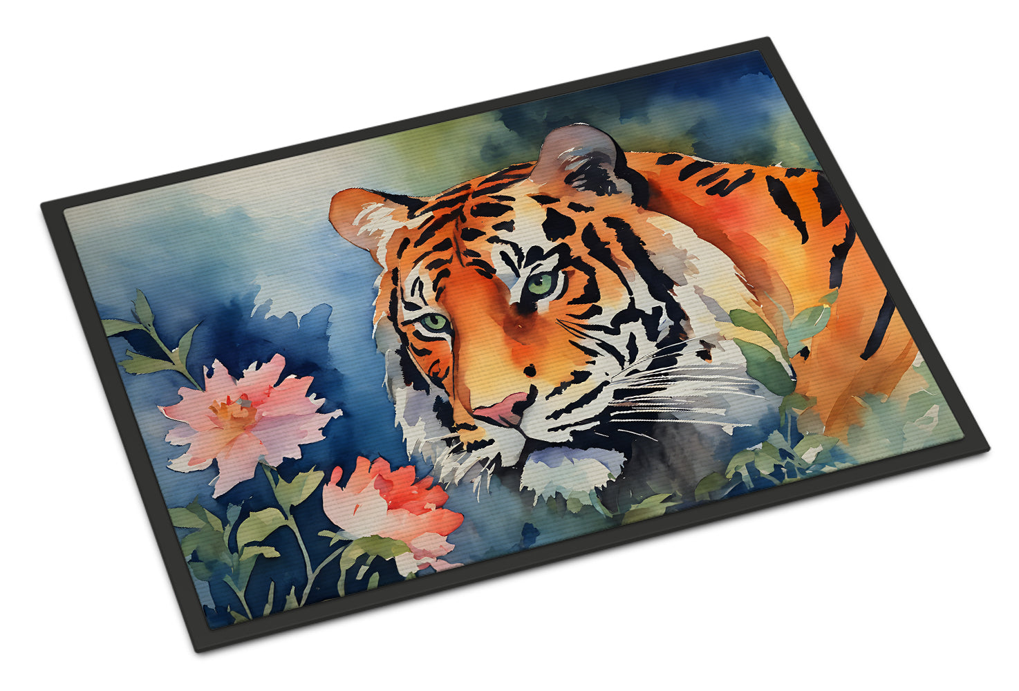 Tiger Doormat Indoor Outdoor 24H X 36W Front Door Mat Rugs for Entryway, Non Slip Washable Low Pile,