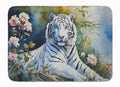White Tiger Memory Foam Kitchen Mat Machine Washable Anti-Fatigue Cushion Comfort Bath or Kitchen Rug