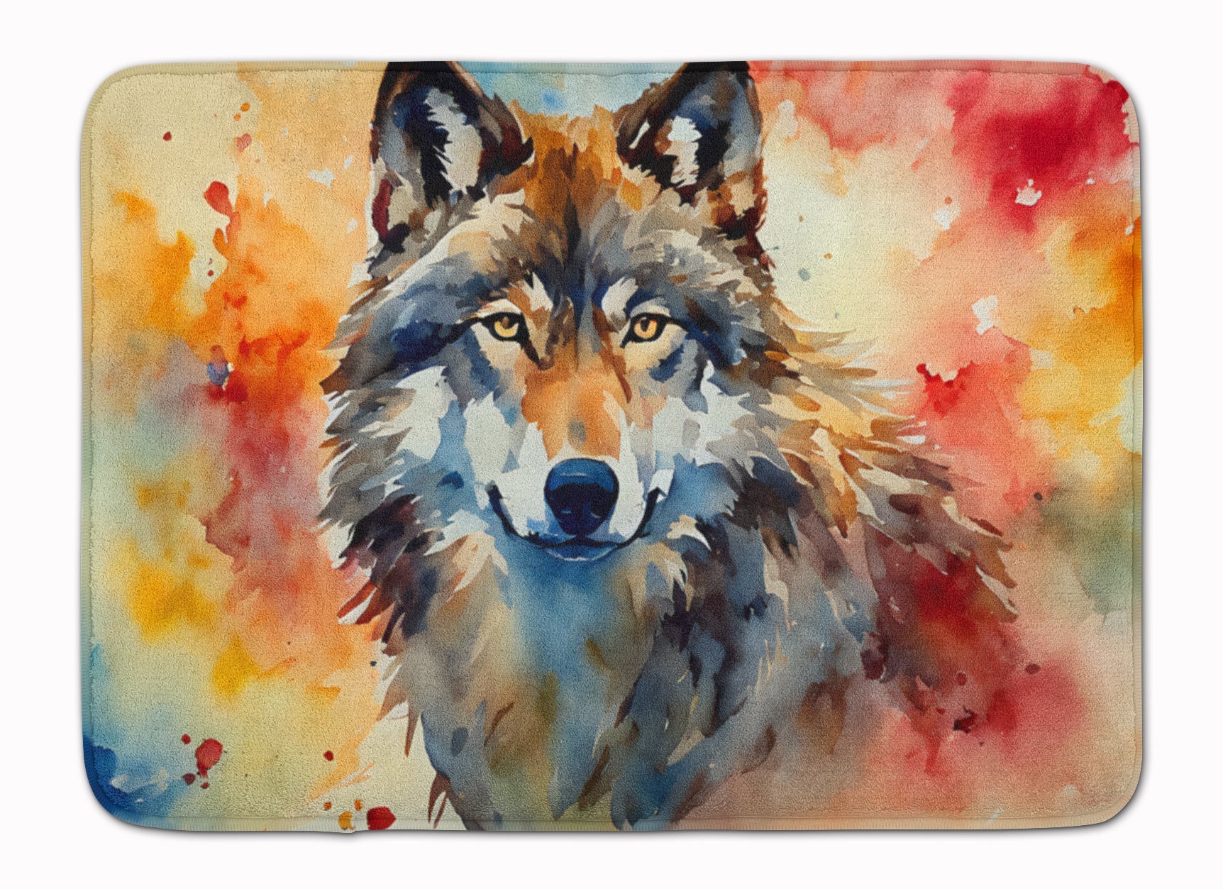 Wolves Wolf Memory Foam Kitchen Mat Machine Washable Anti-Fatigue Cushion Comfort Bath or Kitchen Rug