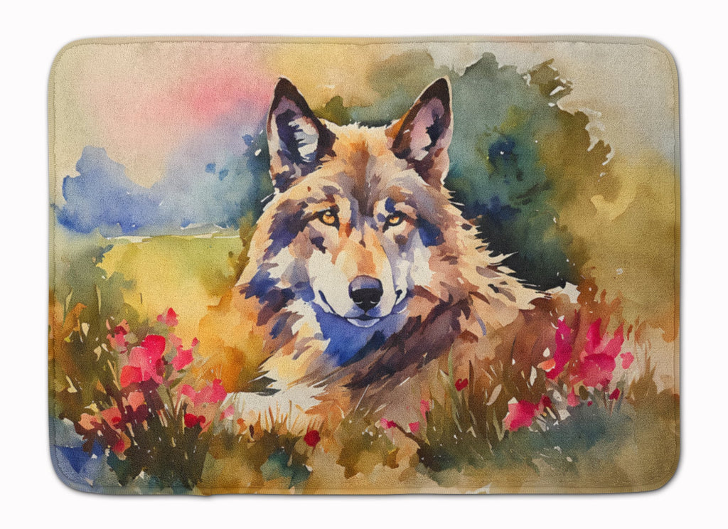 Wolves Wolf Memory Foam Kitchen Mat Machine Washable Anti-Fatigue Cushion Comfort Bath or Kitchen Rug