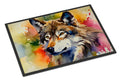 Wolves Wolf  Doormat Indoor Outdoor 18H X 27W Front Door Mat Rugs for Entryway, Non Slip Washable