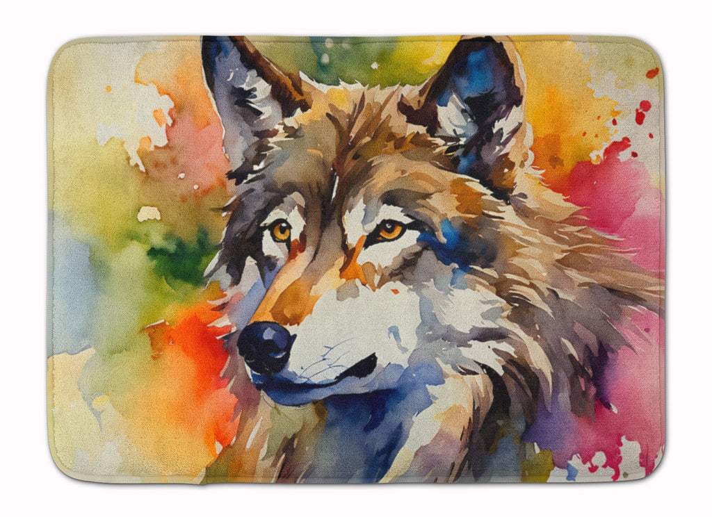 Wolves Wolf Memory Foam Kitchen Mat Machine Washable Anti-Fatigue Cushion Comfort Bath or Kitchen Rug