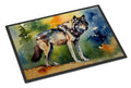 Wolves Wolf  Doormat Indoor Outdoor 18H X 27W Front Door Mat Rugs for Entryway, Non Slip Washable