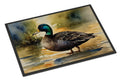 Mallard Duck Shoreline Doormat Indoor Outdoor 24H X 36W Front Door Mat Rugs for Entryway, Non Slip Washable Low Pile,