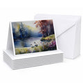 Bufflehead Ducks on Misty Lake Greeting Cards Pack of 8 Blank Cards with Envelopes Whimsical A7 Size 5x7