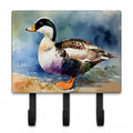 Common Eider Duck Standing Shoreline Leash or Key Holder Wall Hooks, Coat Rack Wall Mount, for Hanging Keys, Towels, Aprons, Leashes