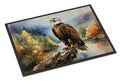 Bald Eagle Mountain Scene Doormat Indoor Outdoor 24H X 36W Front Door Mat Rugs for Entryway, Non Slip Washable Low Pile,