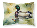 Mallard Duck Side Profile Standard Pillowcase Lightweight Super Soft Easy Care Decorative Artwork Pillowcase, Standard