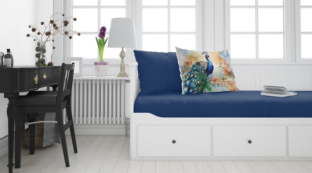 Peacock Tail Feathers Close View Standard Pillowcase Lightweight Super Soft Easy Care Decorative Artwork Pillowcase, Standard