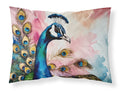 Peacock with Decorative Feathers Standard Pillowcase Lightweight Super Soft Easy Care Decorative Artwork Pillowcase, Standard