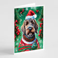 Wirehaired Pointing Griffon Christmas Greeting Cards Pack of 8 Blank Cards with Envelopes Whimsical A7 Size 5x7