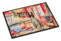 Afghan Hound Christmas Cookies Doormat Indoor Outdoor 24H X 36W Front Door Mat Rugs for Entryway, Non Slip Washable Low Pile,