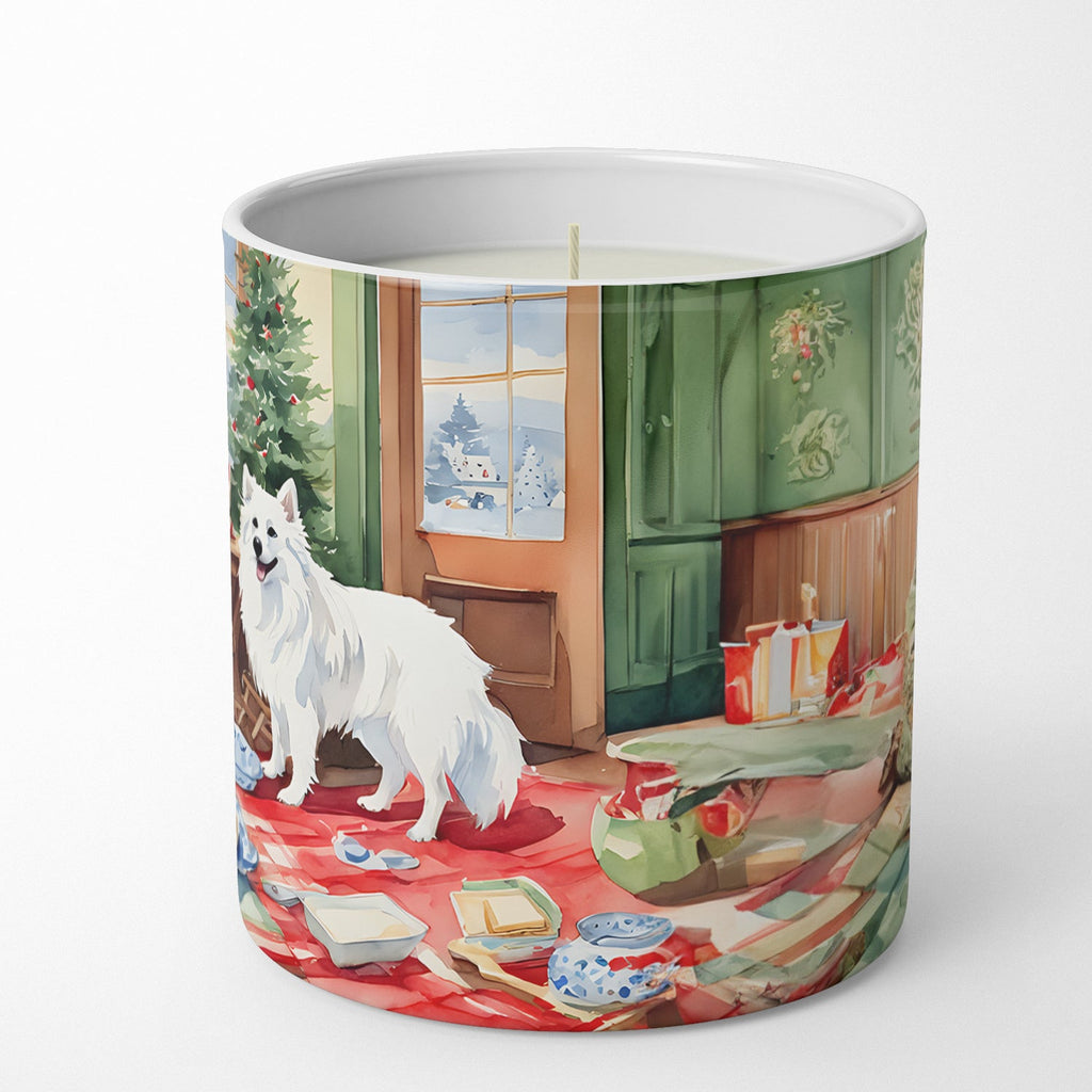 American Eskimo Christmas Cookies Decorative Soy Candle Nature Soy Wax Essential Oil Home Decor Ideal for Bedroom Kitchen Bath Office Gift, 10 oz