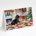 American Water Spaniel Christmas Cookies Greeting Cards Pack of 8 Blank Cards with Envelopes Whimsical A7 Size 5x7