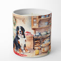Bernese Mountain Dog Christmas Cookies Decorative Soy Candle Nature Soy Wax Essential Oil Home Decor Ideal for Bedroom Kitchen Bath Office Gift, 10 oz