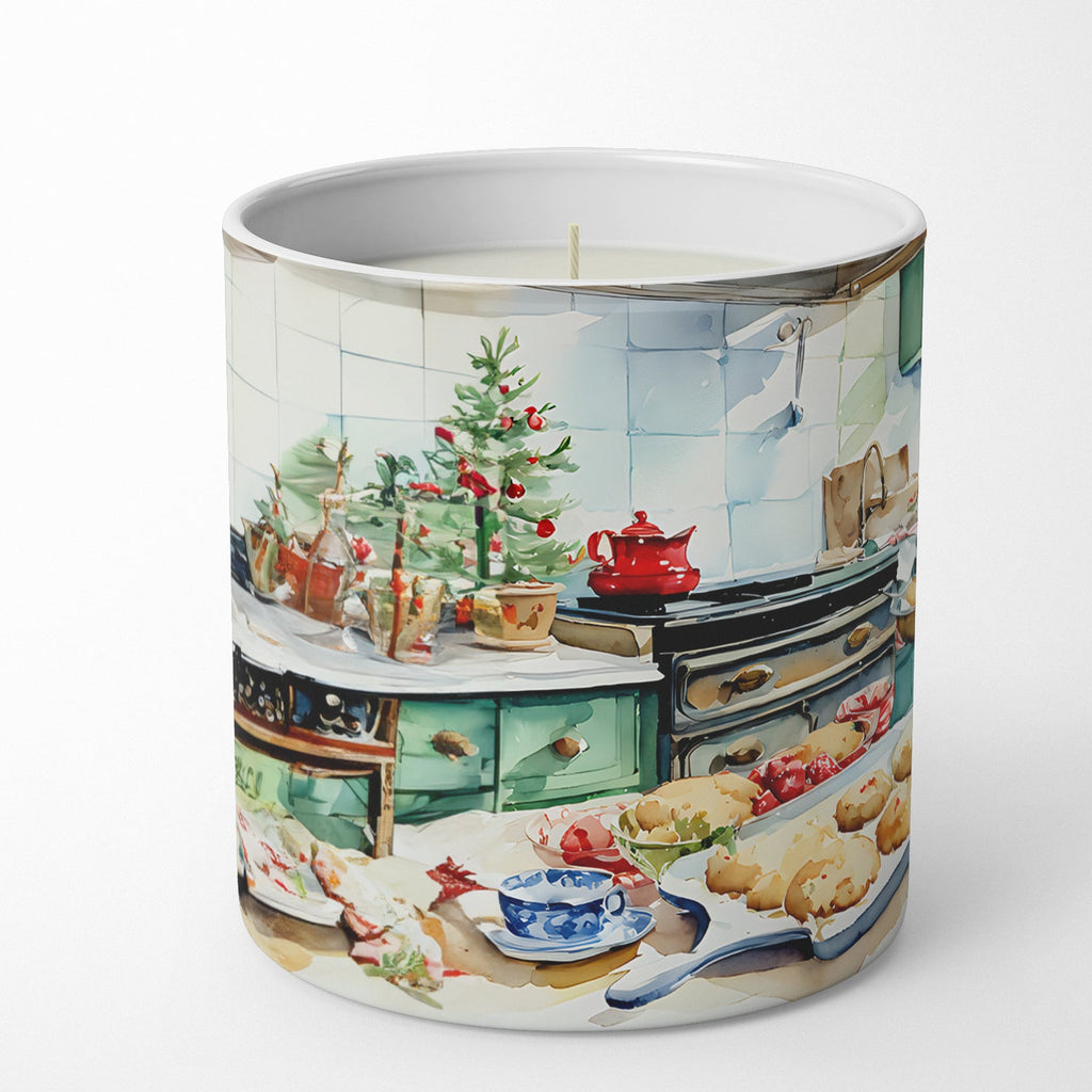 Bernese Mountain Dog Christmas Cookies Decorative Soy Candle Nature Soy Wax Essential Oil Home Decor Ideal for Bedroom Kitchen Bath Office Gift, 10 oz