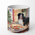 Bernese Mountain Dog Christmas Cookies Decorative Soy Candle Nature Soy Wax Essential Oil Home Decor Ideal for Bedroom Kitchen Bath Office Gift, 10 oz
