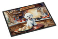 Bichon Frise Christmas Cookies Doormat Indoor Outdoor 24H X 36W Front Door Mat Rugs for Entryway, Non Slip Washable Low Pile,