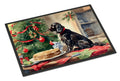 Boykin Spaniel Christmas Cookies Doormat Indoor Outdoor 18H X 27W Front Door Mat Rugs for Entryway, Non Slip Washable