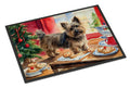 Cairn Terrier Christmas Cookies Doormat Indoor Outdoor 24H X 36W Front Door Mat Rugs for Entryway, Non Slip Washable Low Pile,