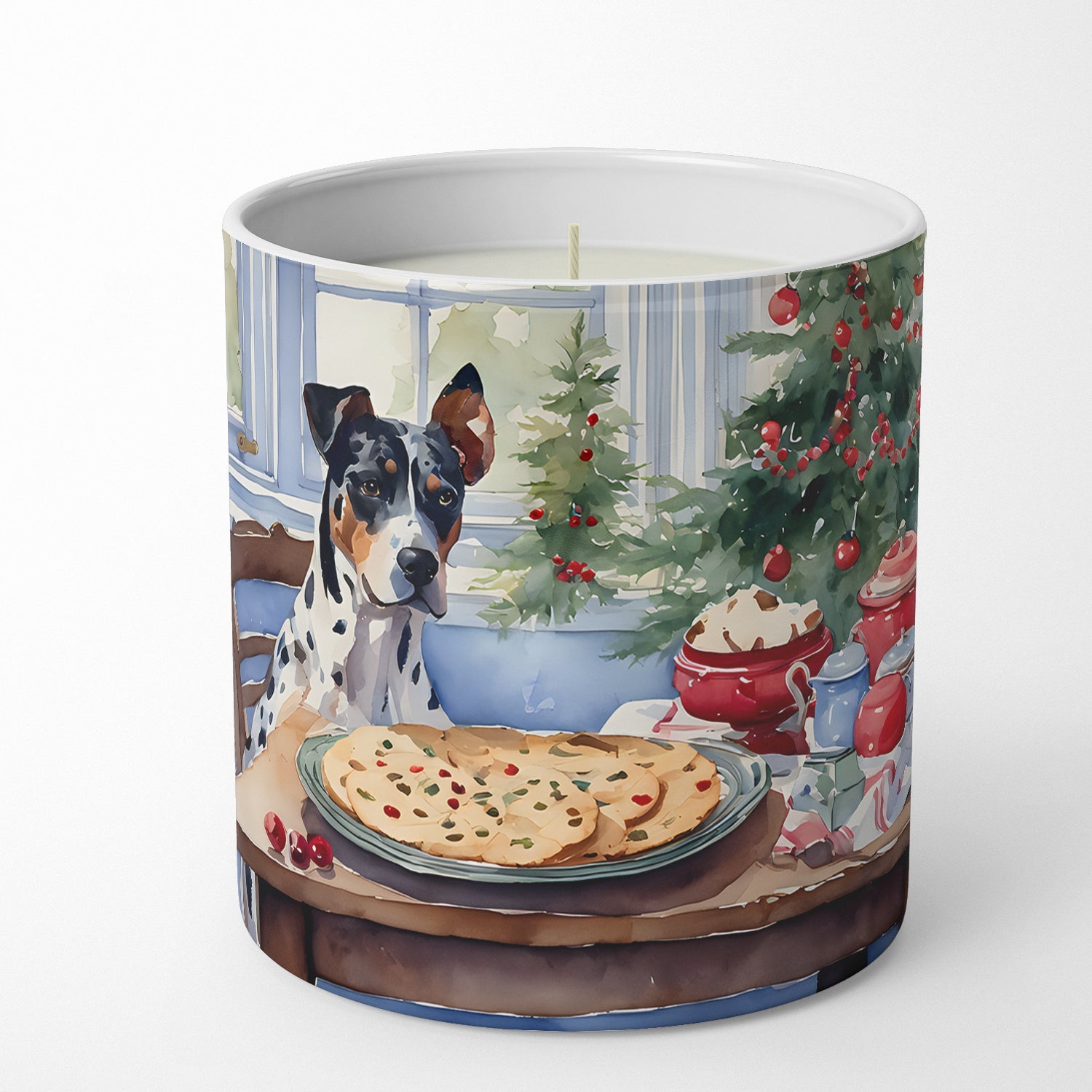 Catahoula Christmas Cookies Decorative Soy Candle Nature Soy Wax Essential Oil Home Decor Ideal for Bedroom Kitchen Bath Office Gift, 10 oz