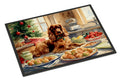 Cocker Spaniel Christmas Cookies Doormat Indoor Outdoor 18H X 27W Front Door Mat Rugs for Entryway, Non Slip Washable
